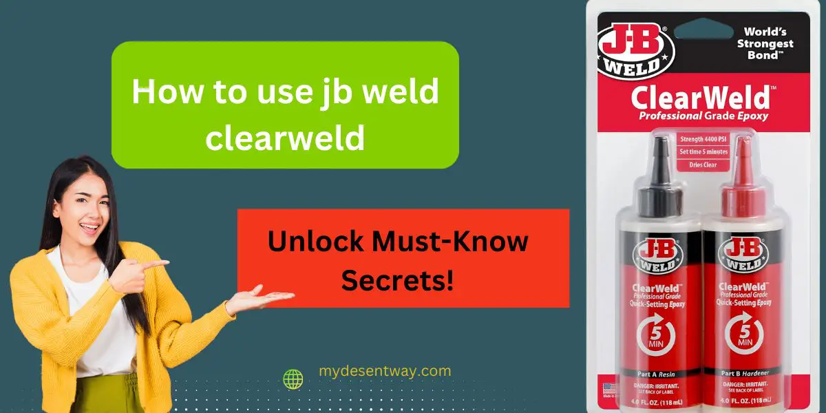 how to use jb weld clearweld